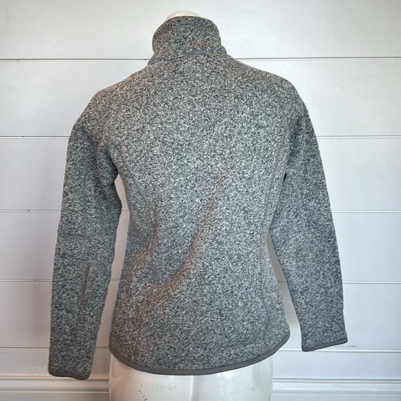Women's Patagonia Better Sweater 1/4 Zip Fleece Pullover Birch White Sz S H10 - Picture 5 of 9